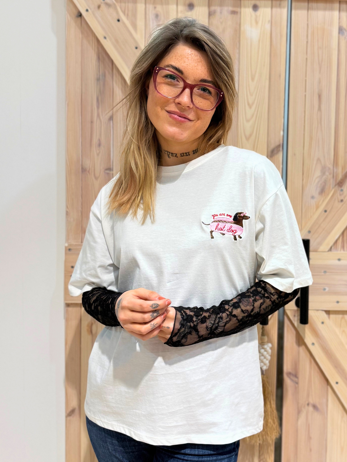 T-Shirt you are one Hot Dog - Unique Flores 