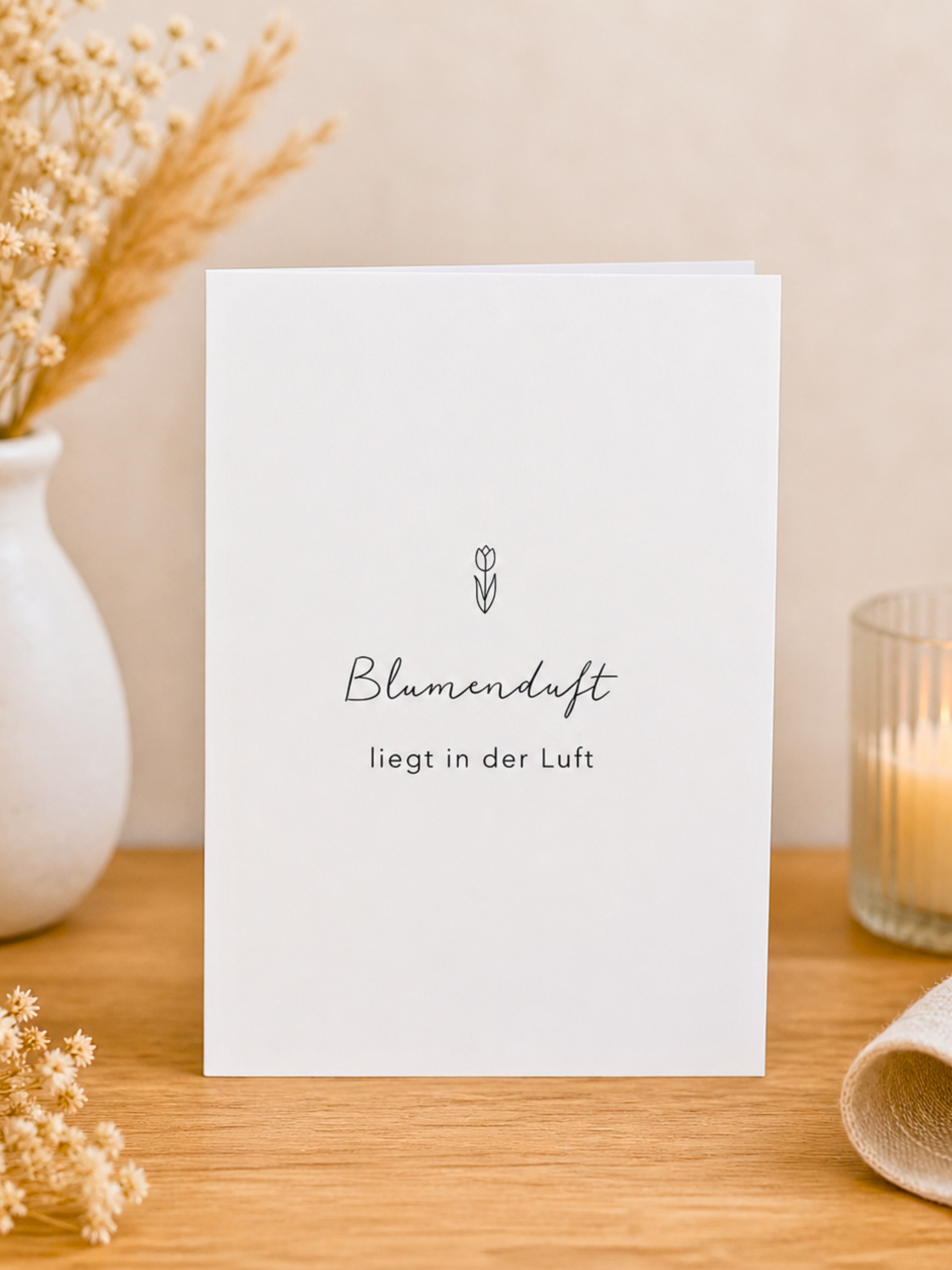 Eulenschnitt Postkarte - Unique Flores 