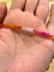 Kette coral/pink/orange