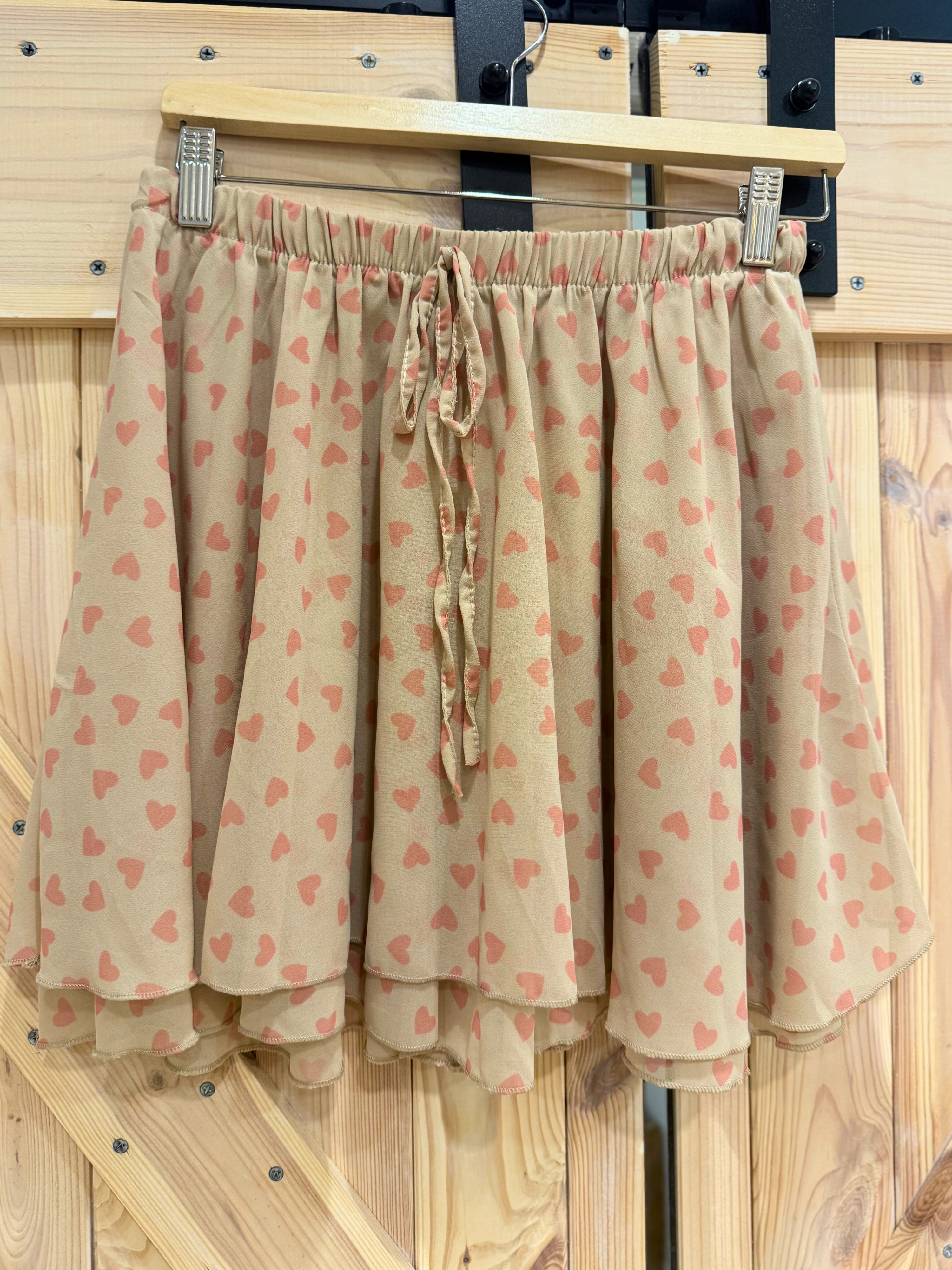 Hosenrock mit kleinen Herzen - Unique Flores 