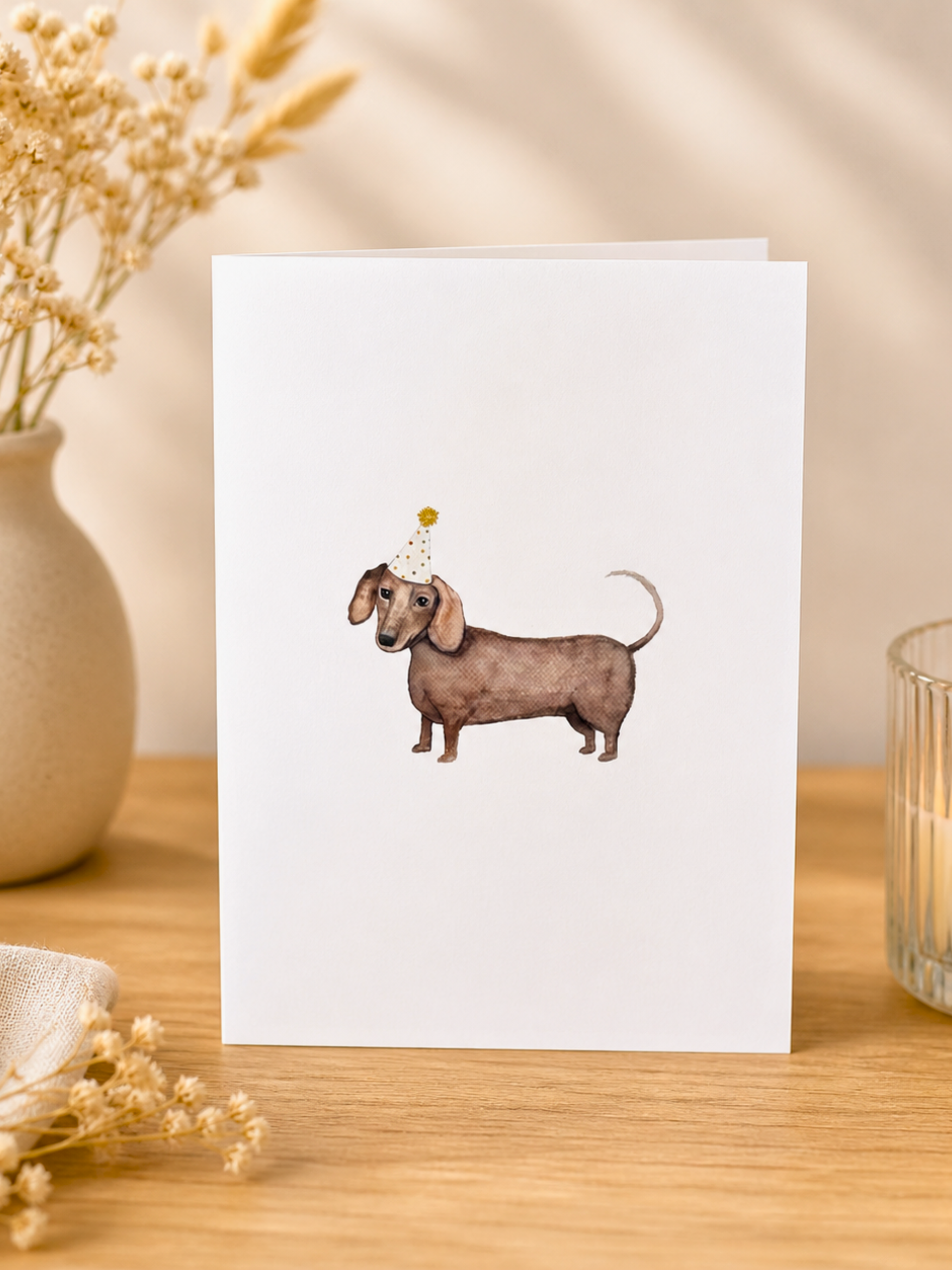 Eulenschnitt Postkarte - Unique Flores 