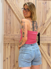 Shorts mit Glitzer