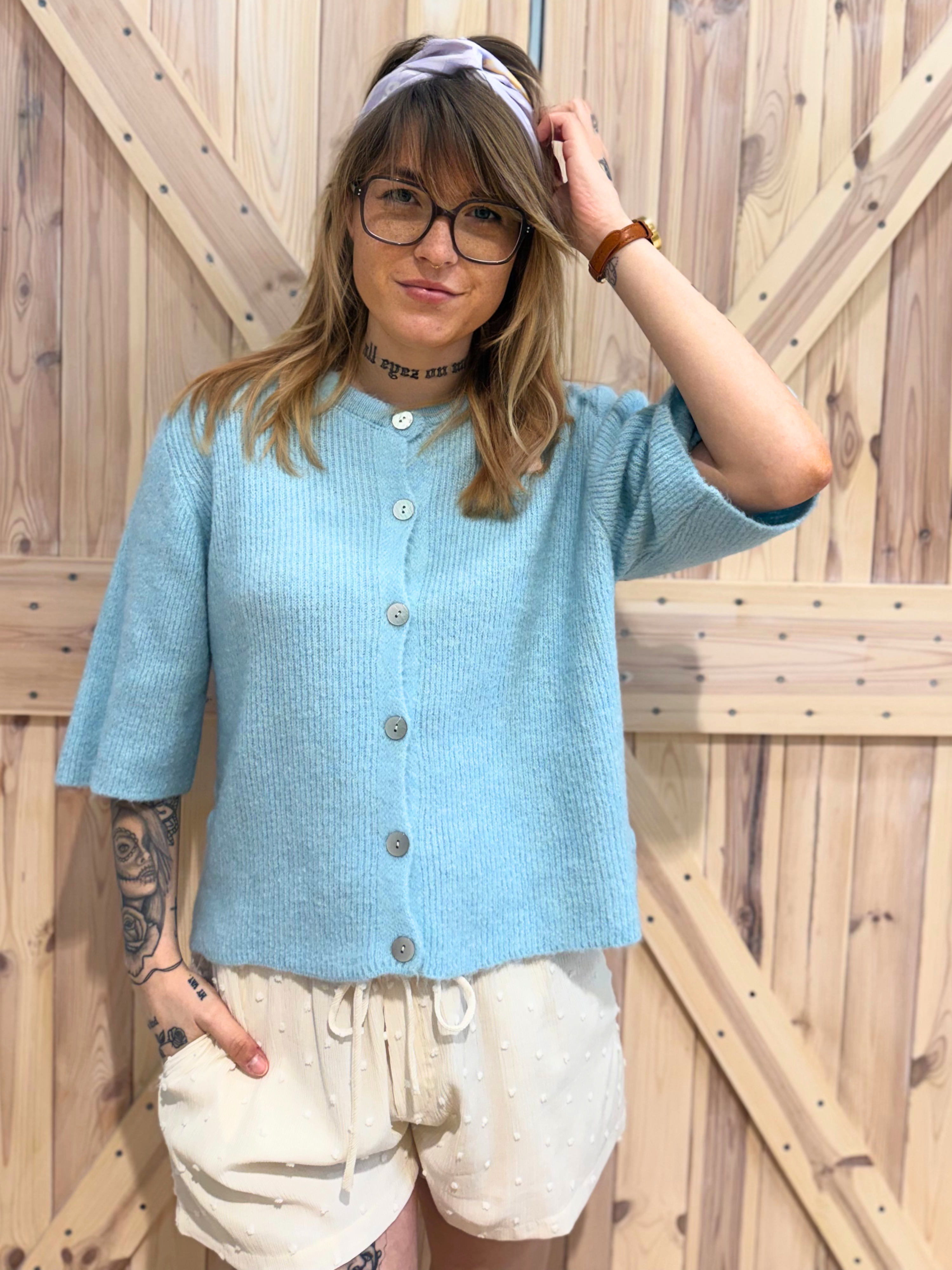 Shorts aus Dobby Stoff - Unique Flores 