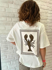 T Shirt Lobster Khaki/Brown