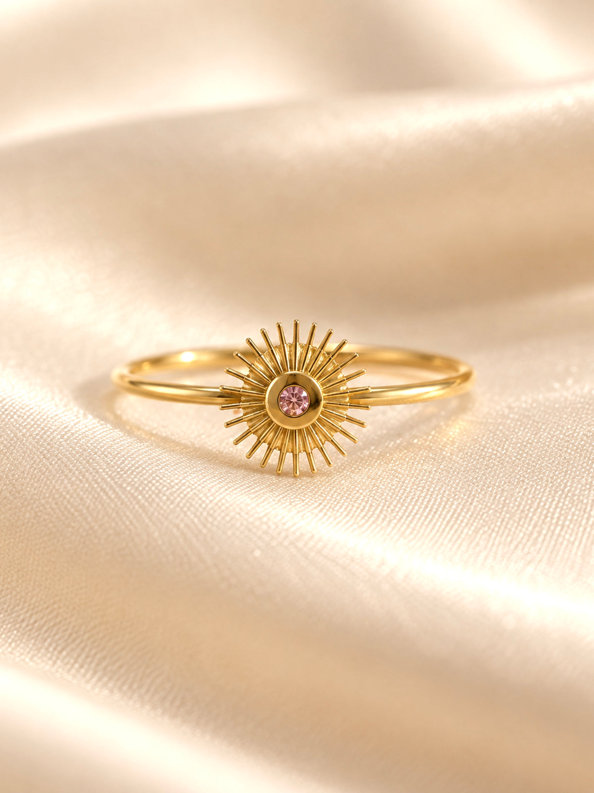 Ring filigran Sonne