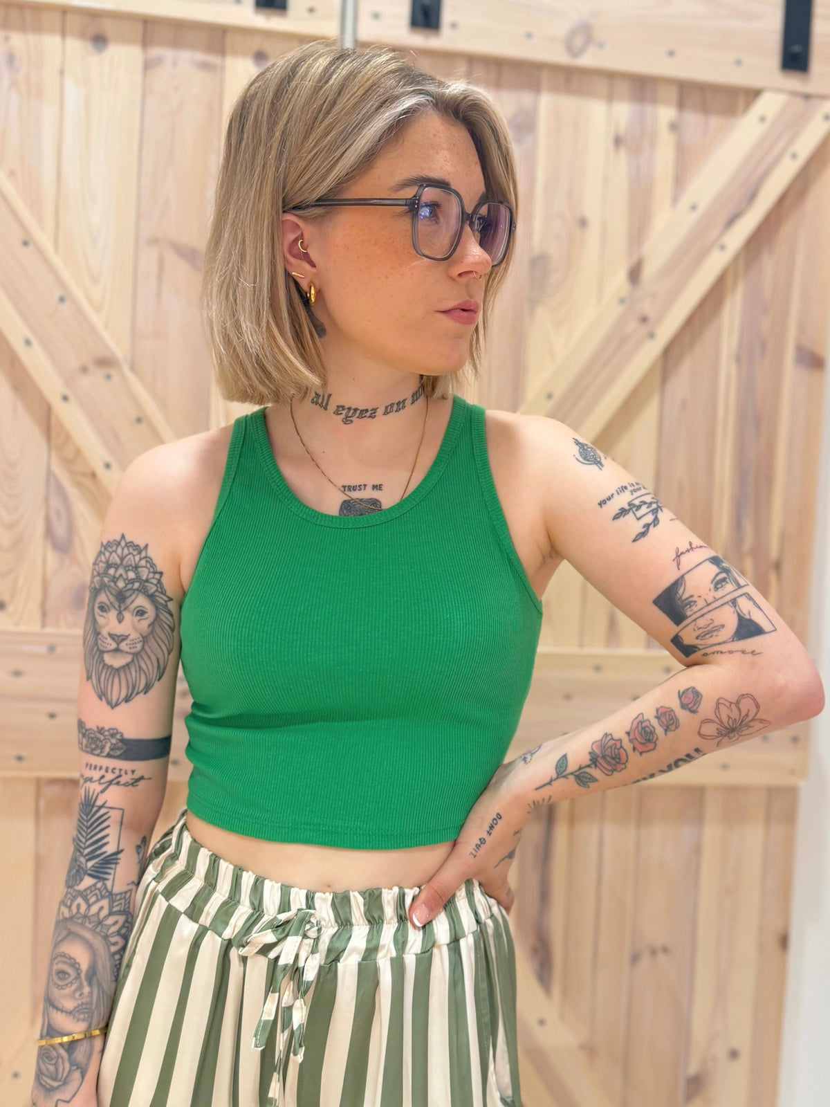 Hose Satin Olive 🫒
