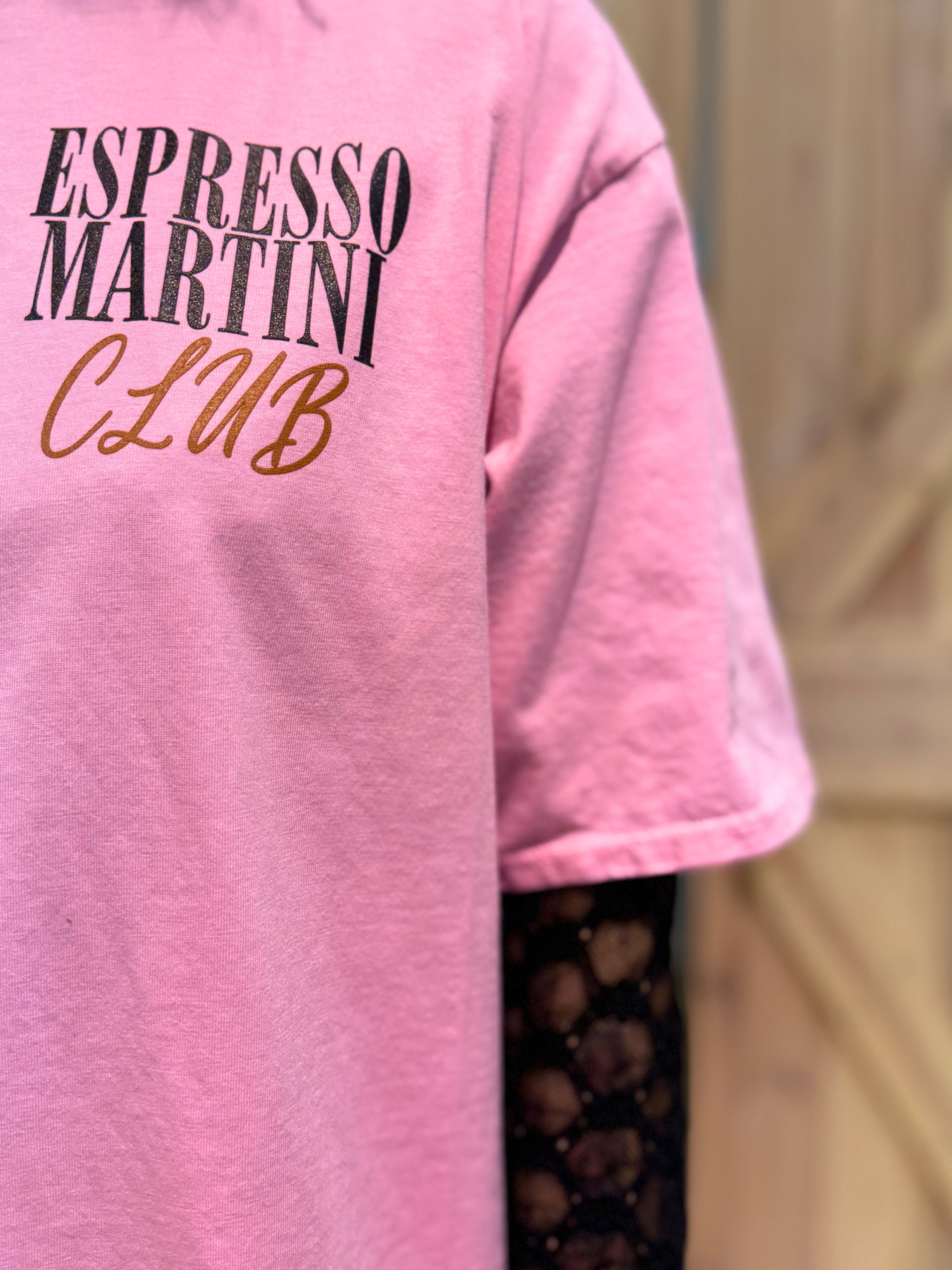 T-Shirt Espresso Martini Club - Unique Flores 