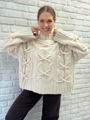 Pullover Twist - Unique Flores 