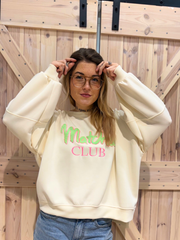 Sweater Matcha Club - Unique Flores 