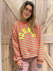 Sweatshirt ICONIC CLUB - Unique Flores 