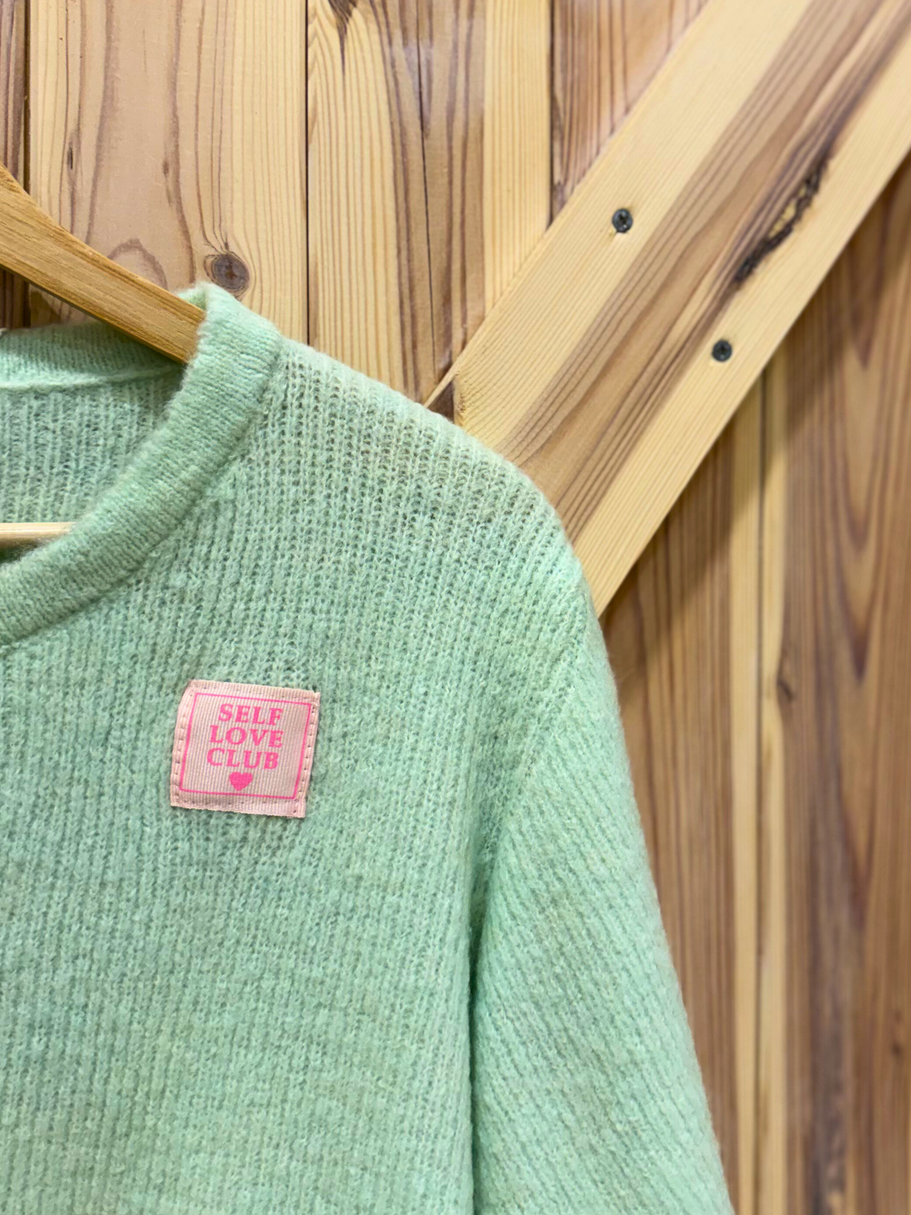 3/4 Ärmel Pullover Self Love Club - Unique Flores 