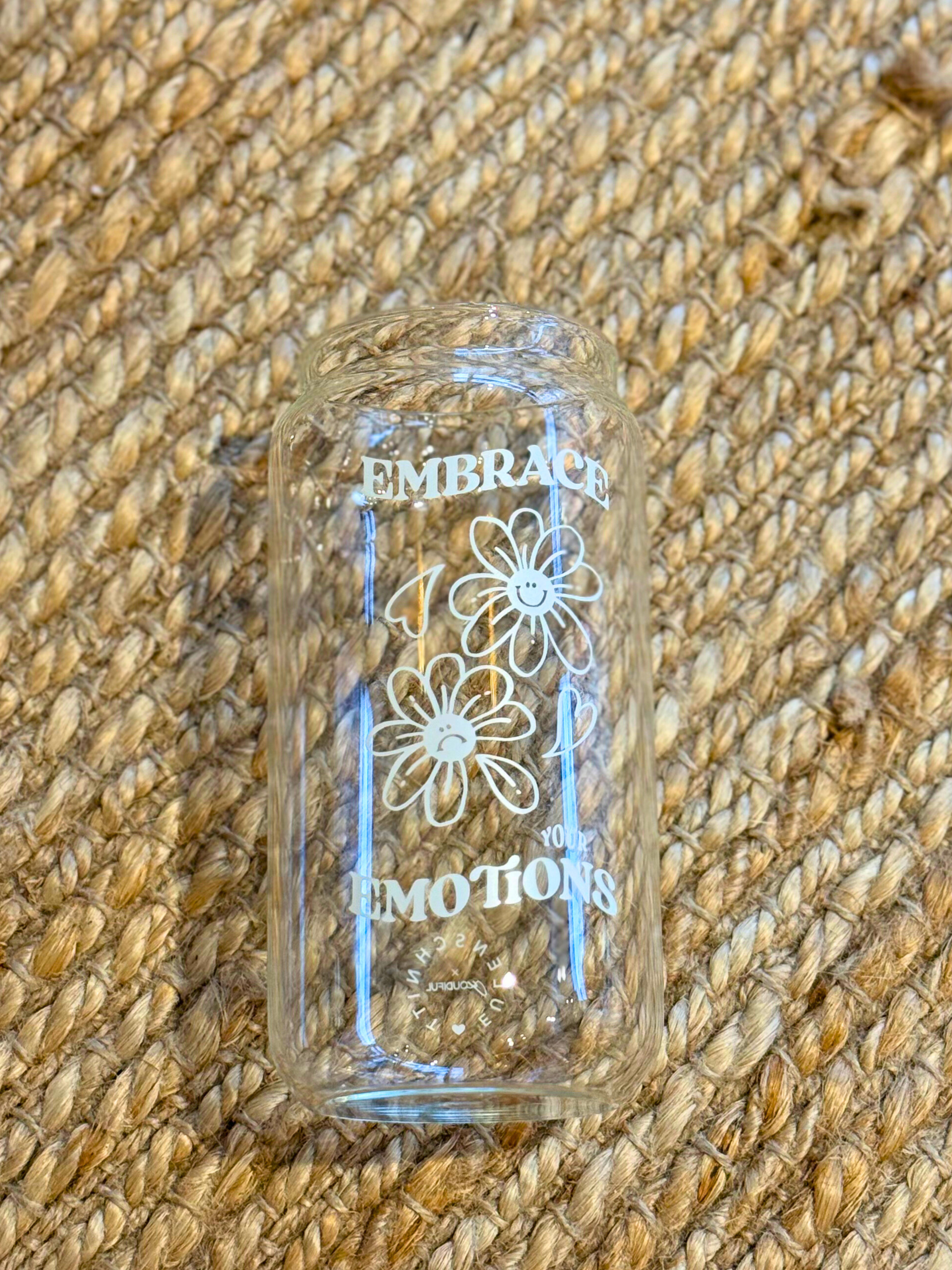 Hohes Trinkglas Embrace Emotions - Unique Flores 