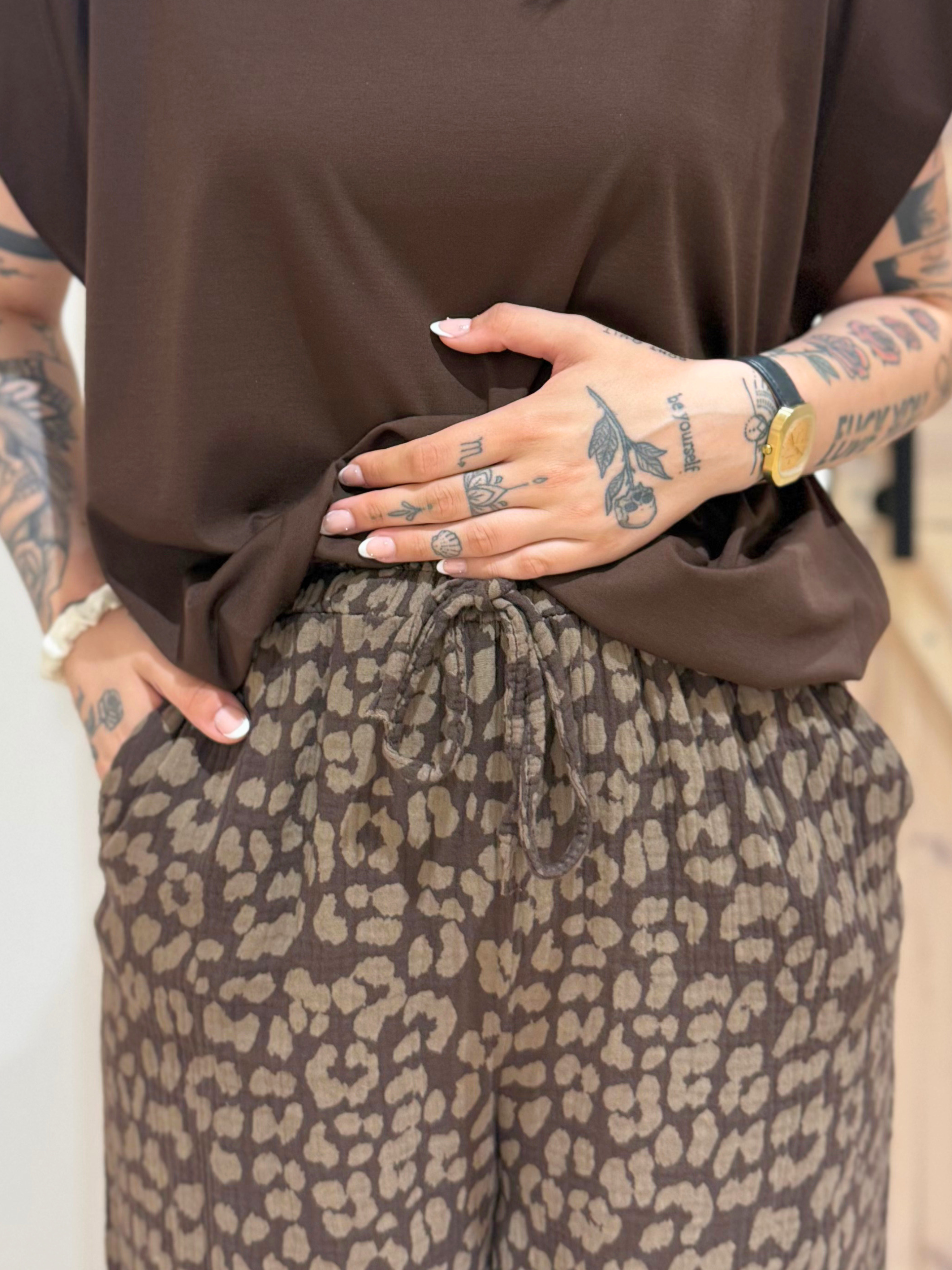 Musselin Hose Leo - Unique Flores 