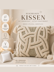 Kissen (Hülle + Innenkissen) - Unique Flores 