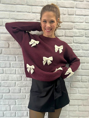 Skort mit feinen Strasssteinchen - Unique Flores 