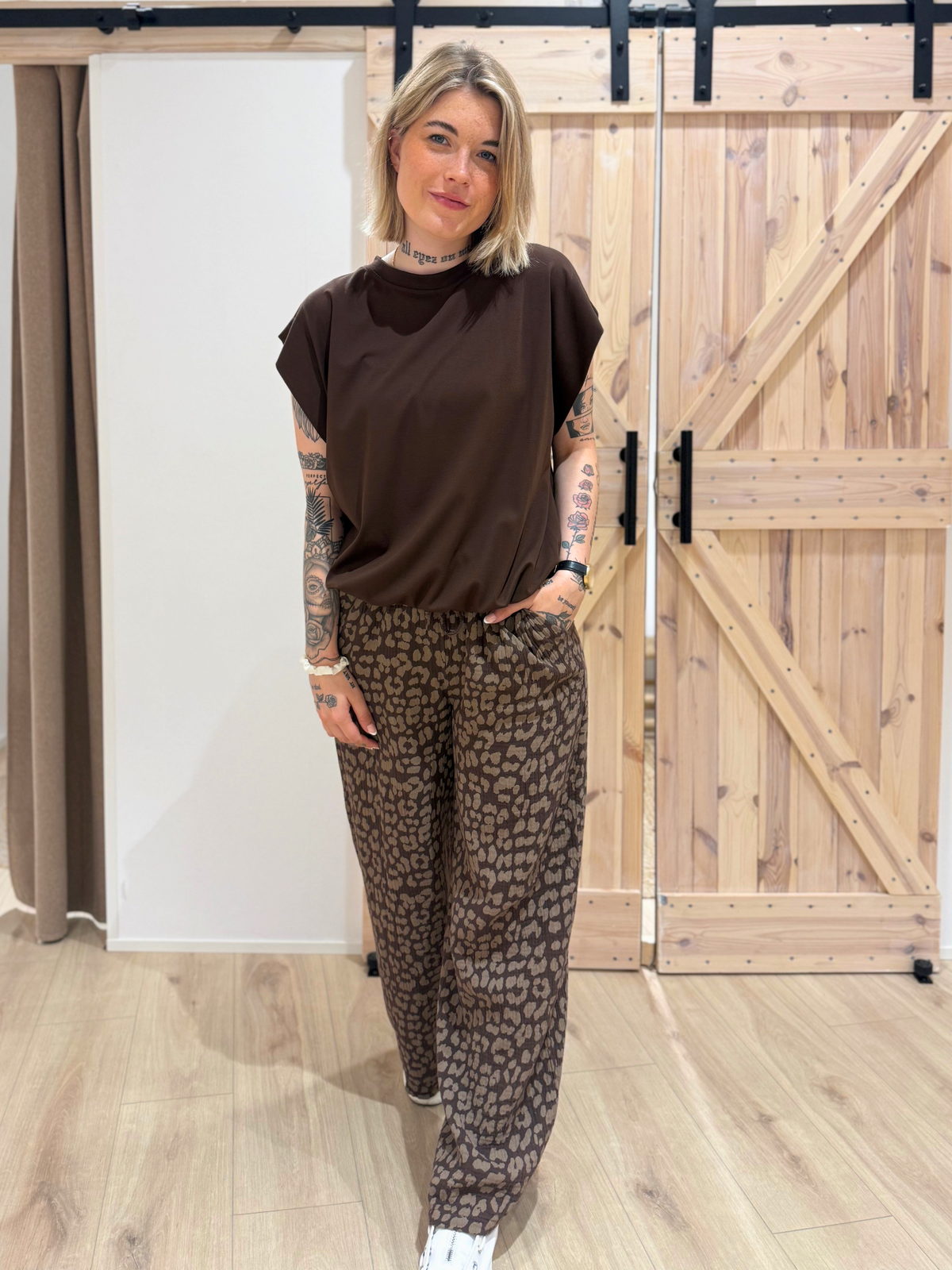 Musselin Hose Leo - Unique Flores 