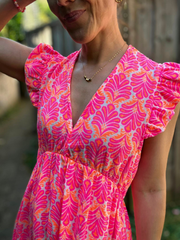 Musselinkleid Boho Paisley - Unique Flores 