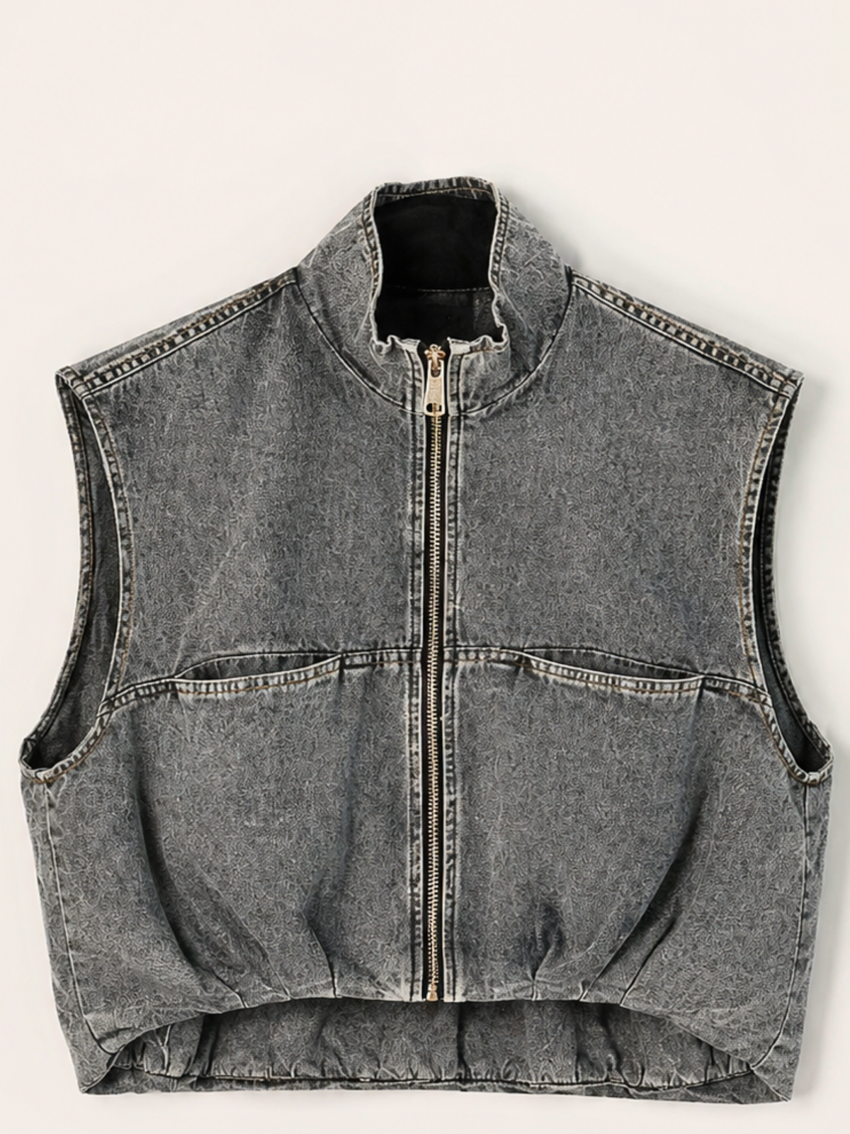 Weste Washed Grey