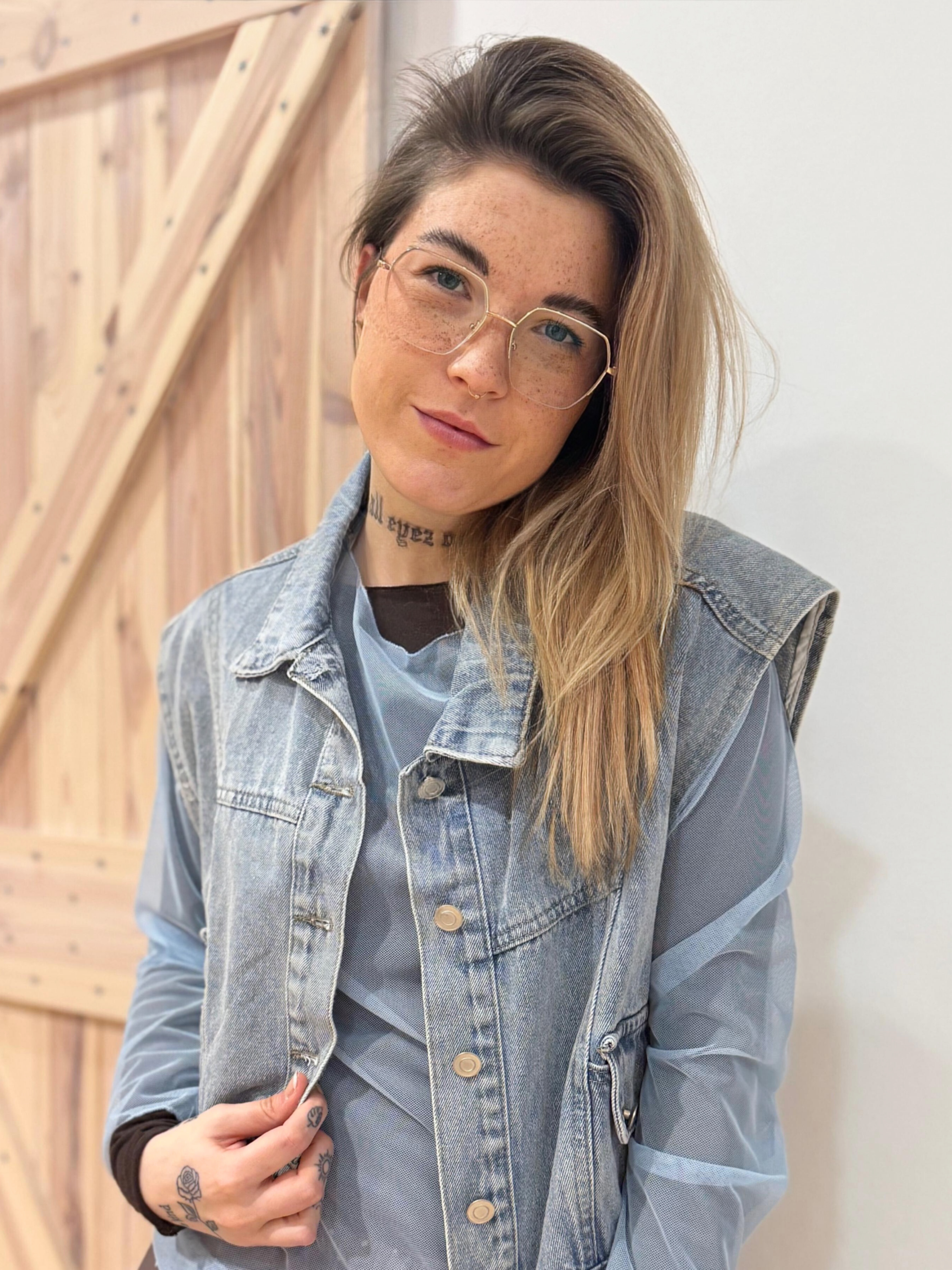 Langarmshirt Transparent - Unique Flores 