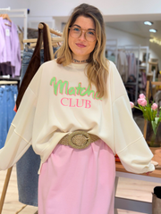 Sweater Matcha Club - Unique Flores 