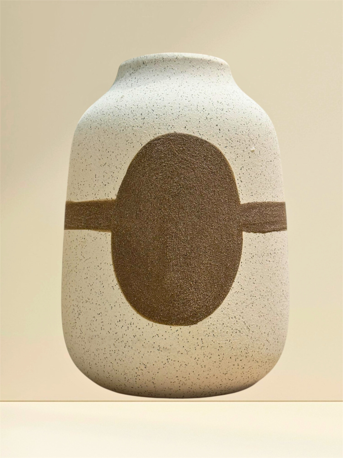 Vase abgerundeter Zylinder