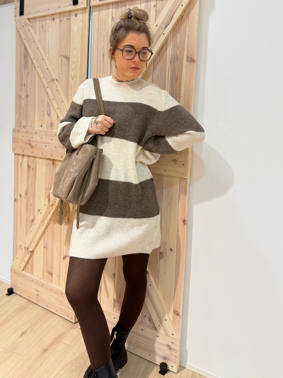 Minikleid Block Stipes