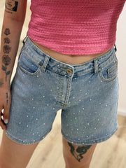 Shorts mit Glitzer