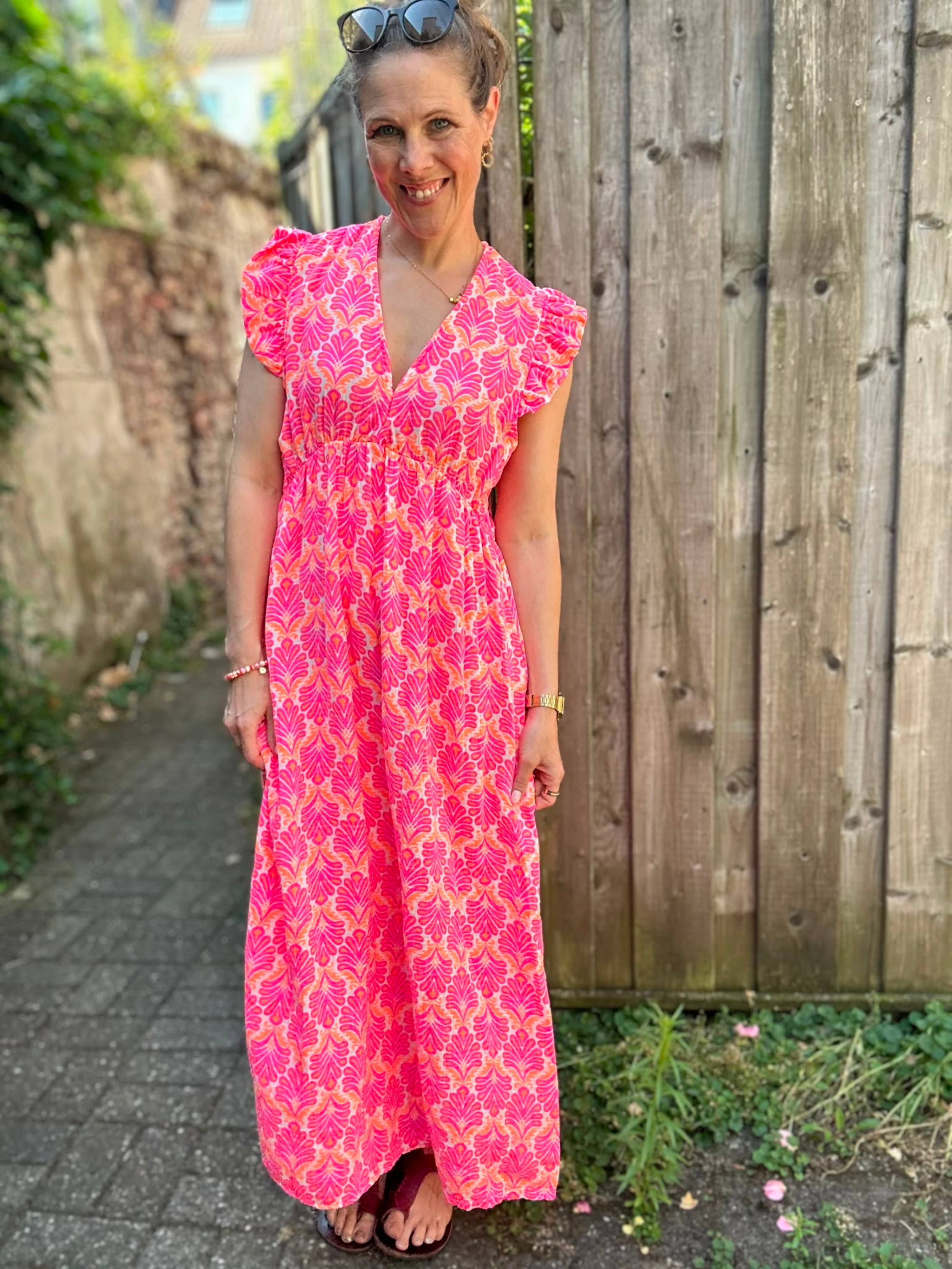 Musselinkleid Boho Paisley - Unique Flores 