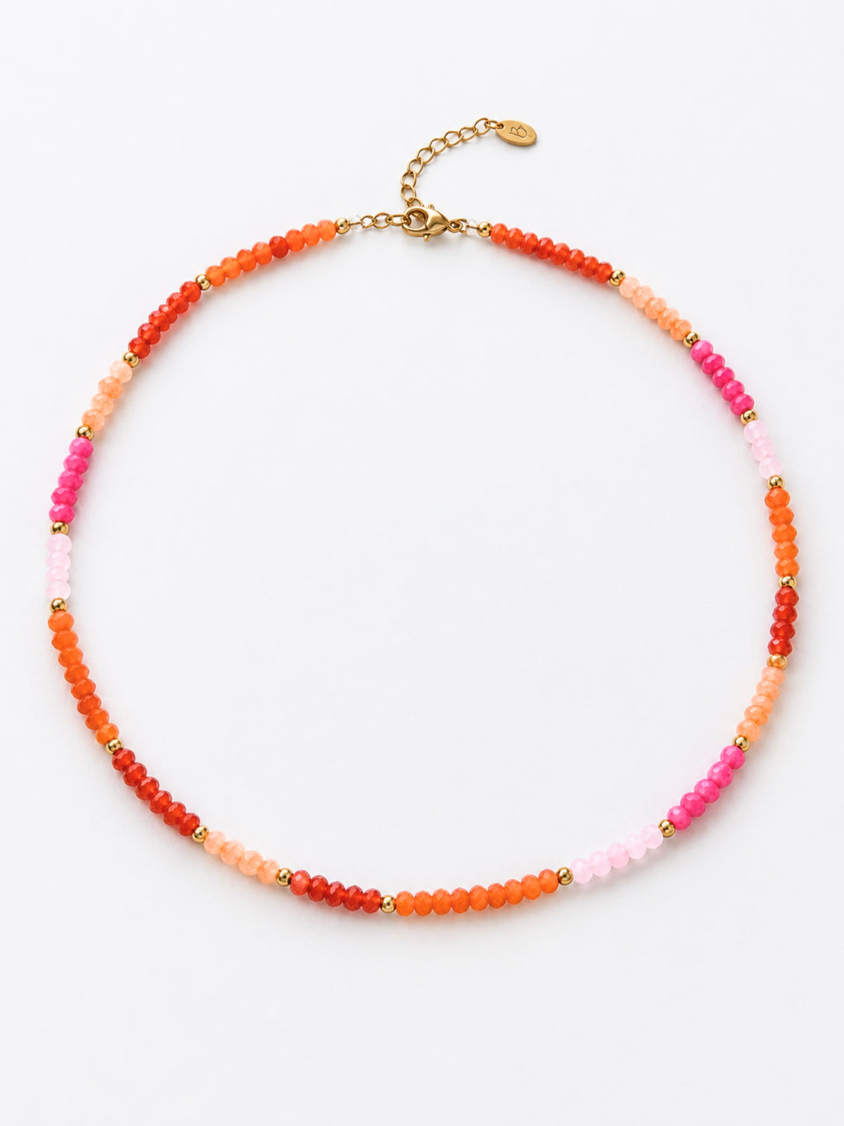 Kette coral/pink/orange