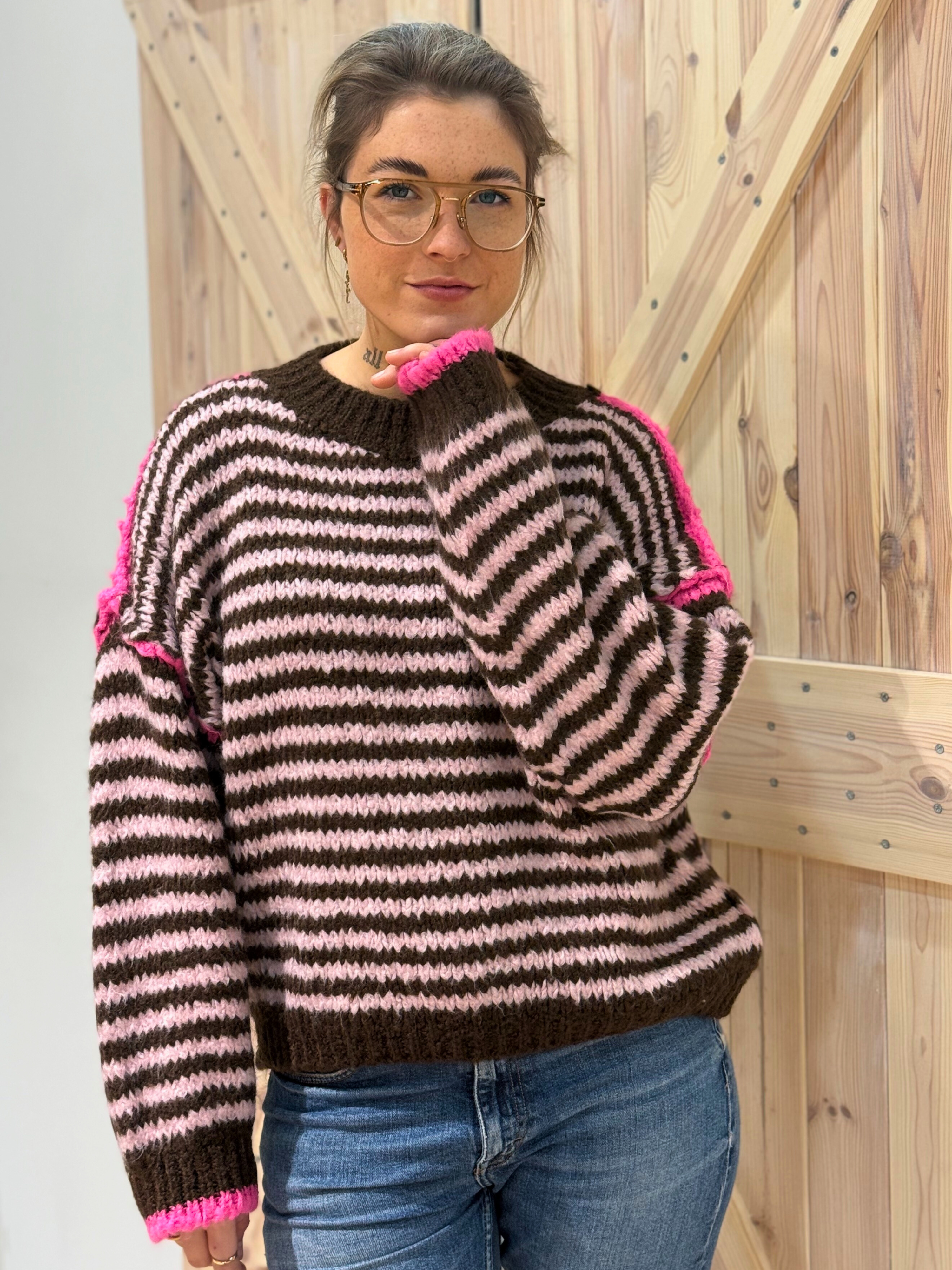 Pullover mit Neon - Unique Flores 