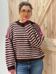 Pullover mit Neon - Unique Flores 
