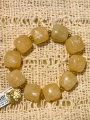 Buttergelb Armband - Unique Flores 