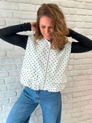 Weste Polka Dots - Unique Flores 