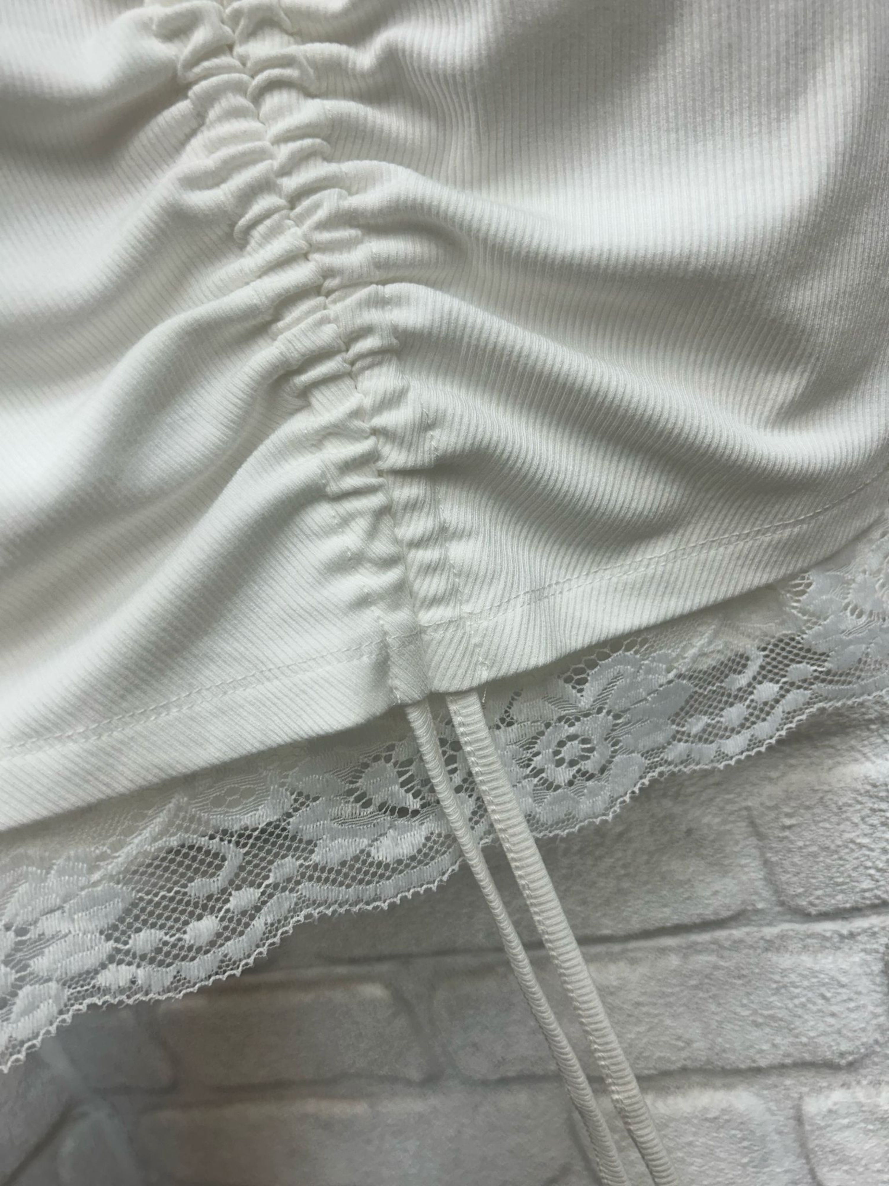 Top mit Spitze