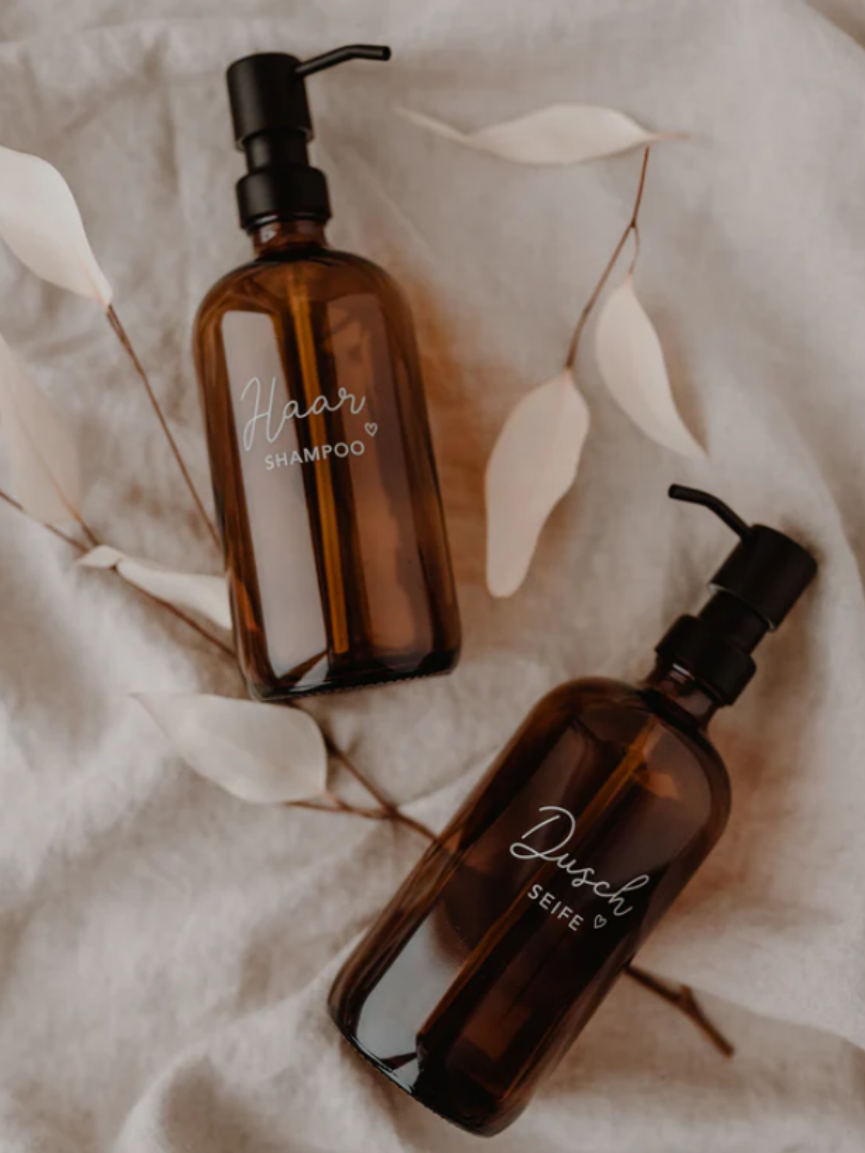 Seifenspender "HaarShampoo" - Unique Flores 