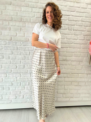 Polka Dots Satinrock - Unique Flores 