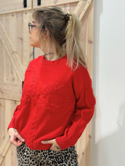 Pullover Red Ribbon