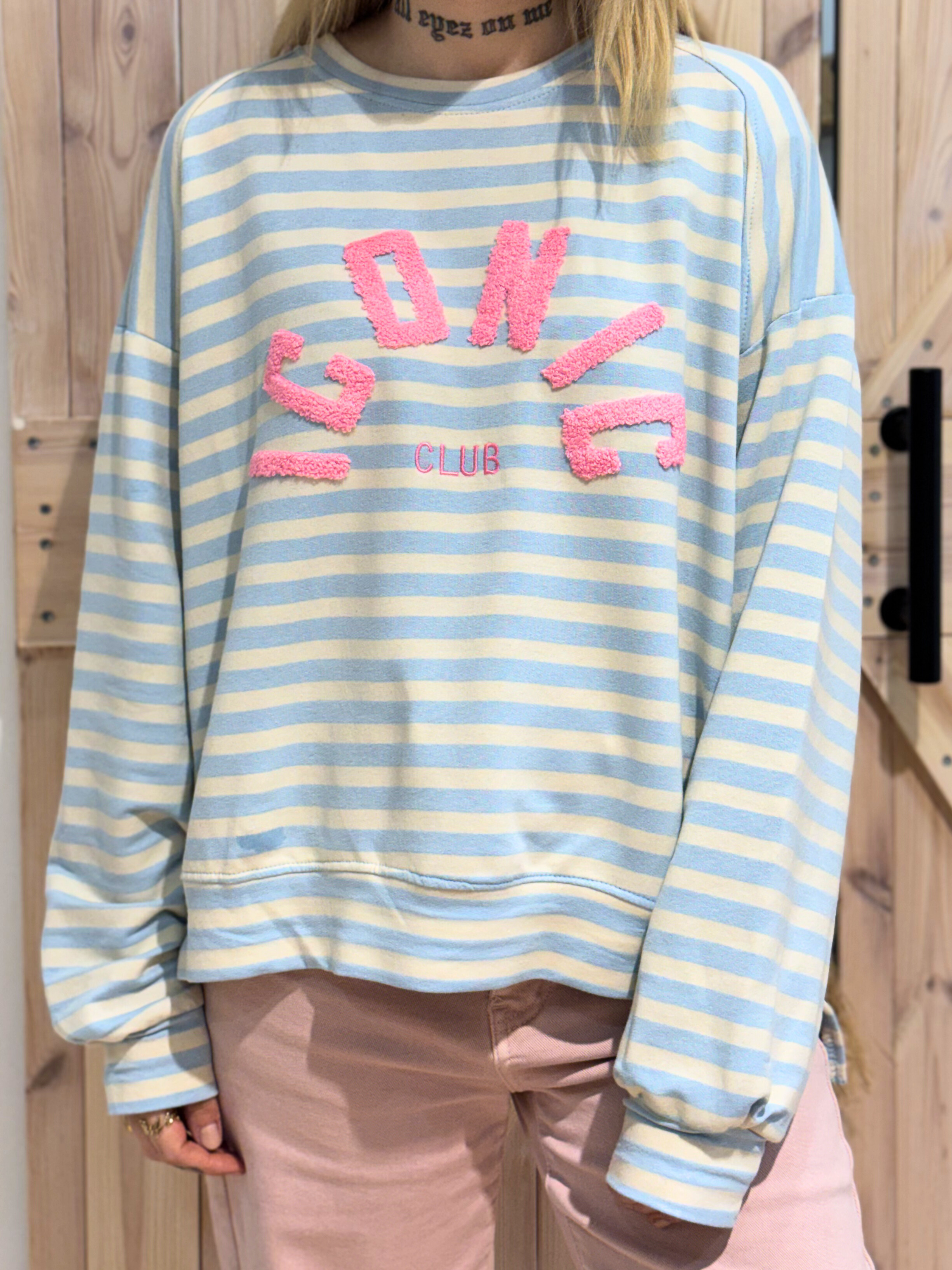 Sweatshirt ICONIC CLUB - Unique Flores 