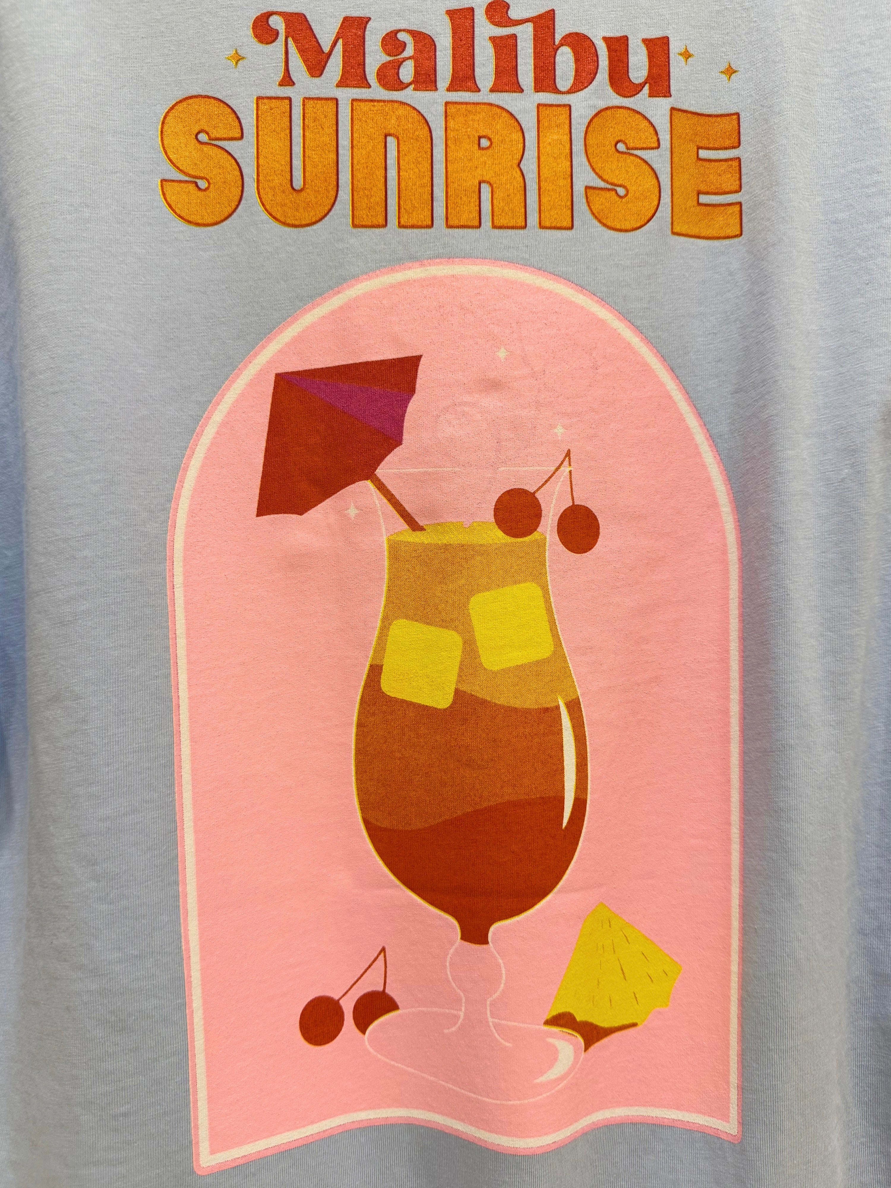 T Shirt Malibu Sunrise - Unique Flores 