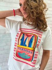 T Shirt Sardines - Unique Flores 