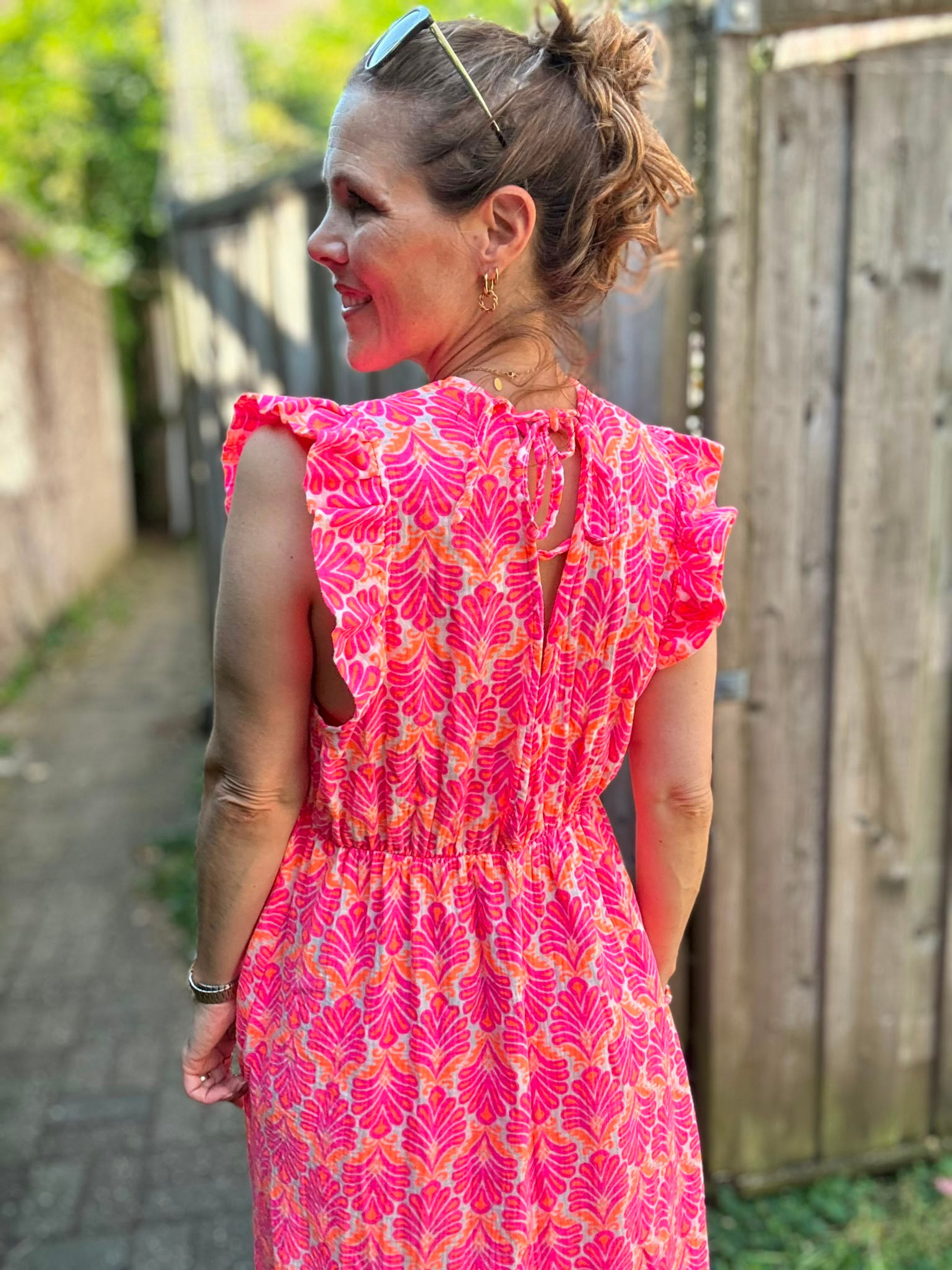 Musselinkleid Boho Paisley - Unique Flores 