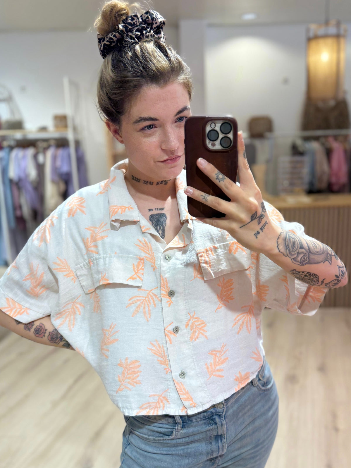Palm Bluse