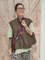 Weste Utility Chic - Unique Flores 