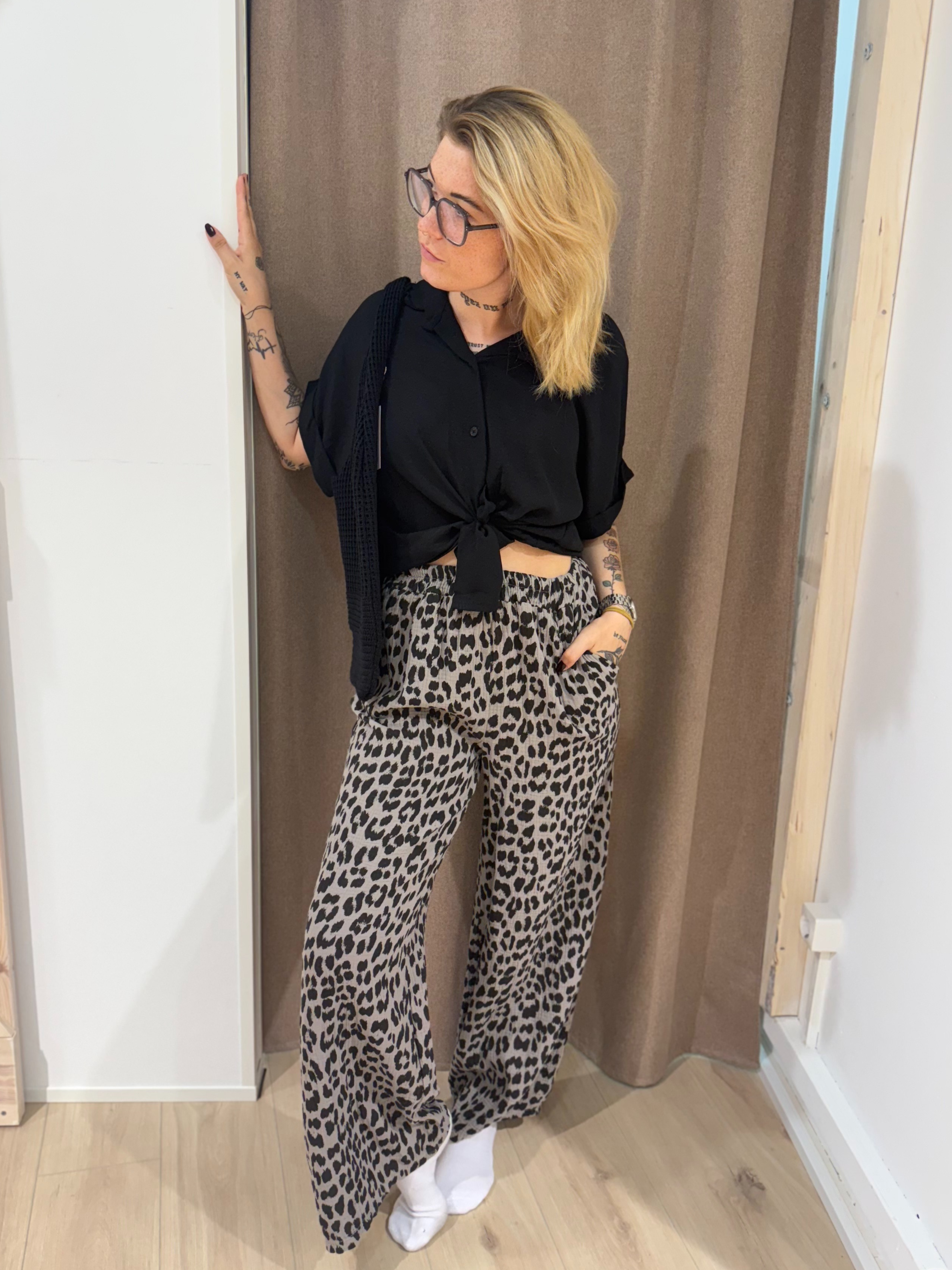 Musselin Hose Leo - Unique Flores 
