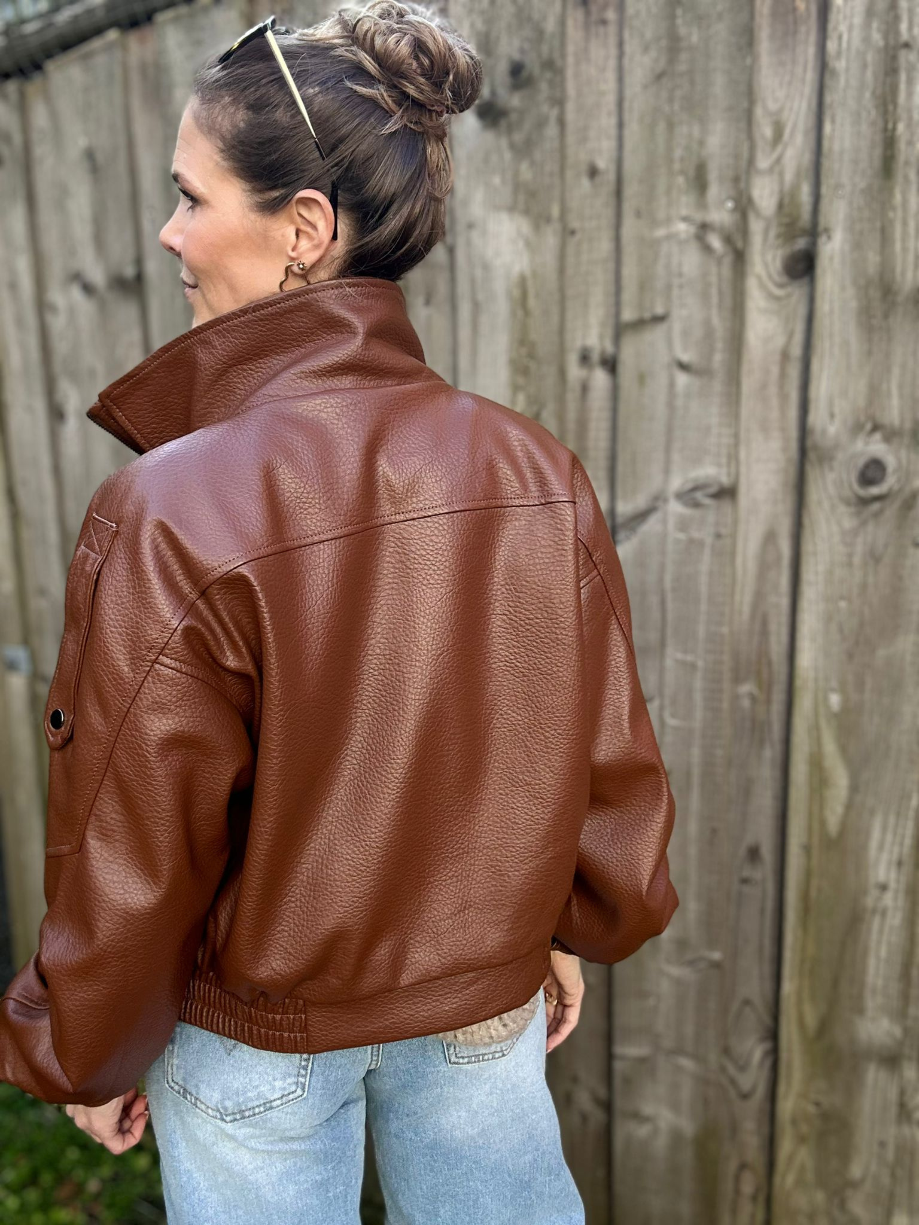 Biker Jacke - Unique Flores 