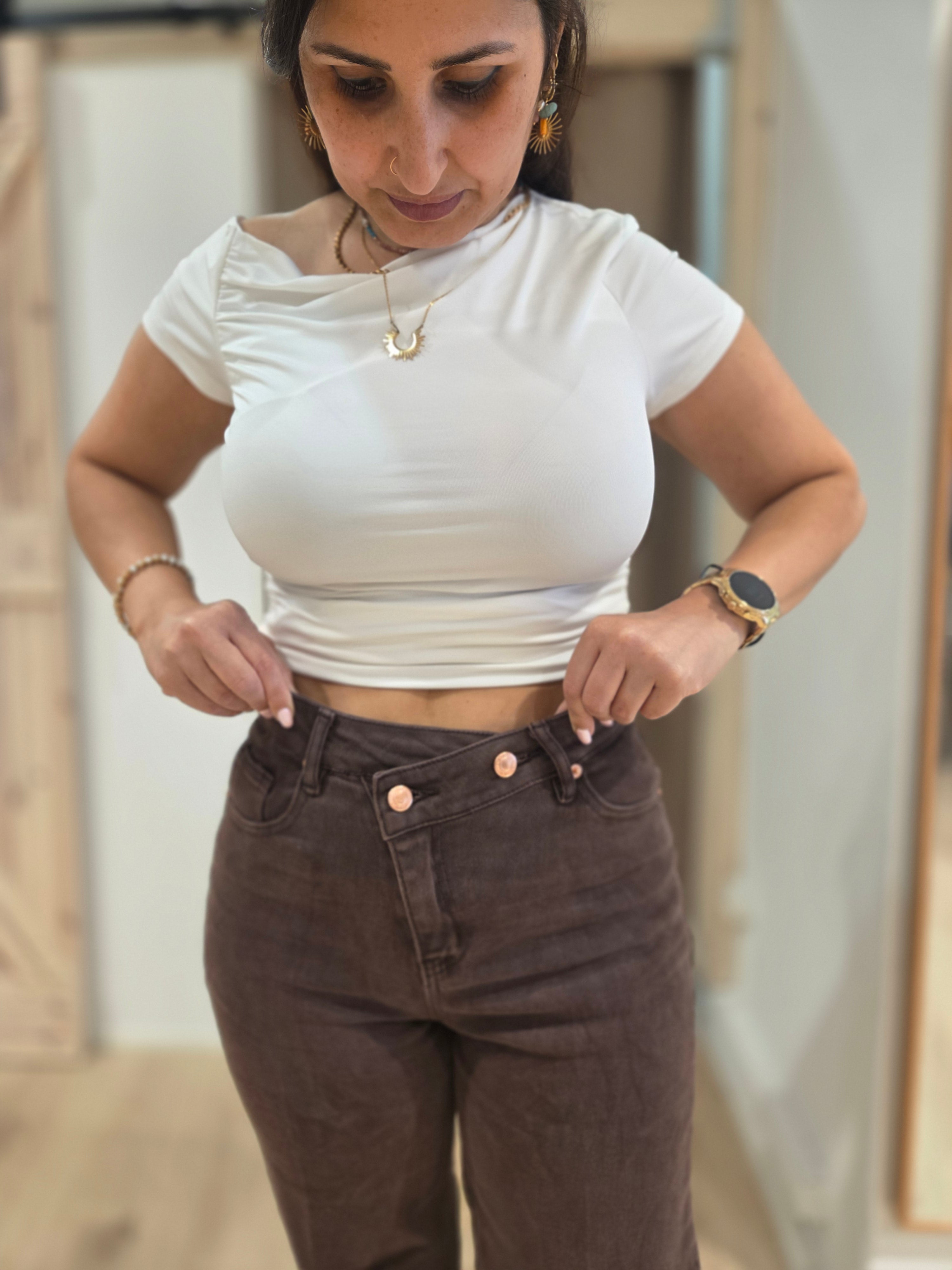 Wide Leg Braun - Unique Flores 