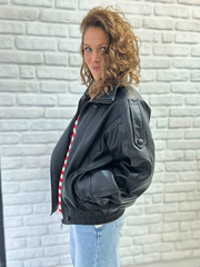 Biker Jacke Schwarz