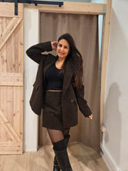 Skort aus Cord