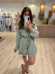Jumpsuit Stand in Line - Unique Flores 