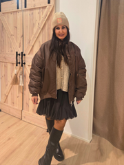 Oversize Bomberjacke